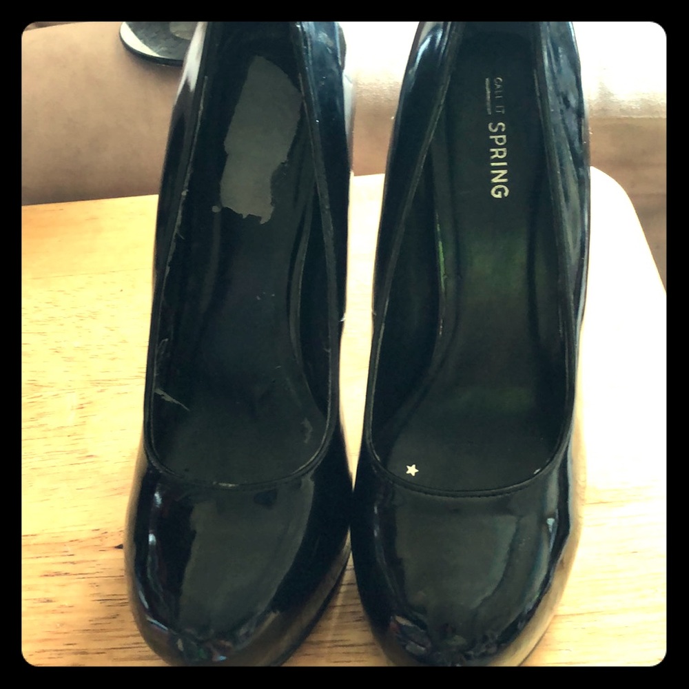 Call it spring black stilettos